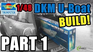 Trumpeter 1/48 DKM U-Boat Type VIIC U-552 (WWII) # 06801 - PART 1