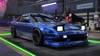 Need for Speed Heat Gameplay - NISSAN 180SX TYPE X Customization | Max Build