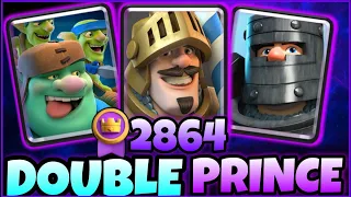 Top Ladder with Goblin Giant Double Prince Deck.!