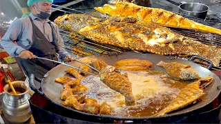 FAMOUS MUMBAI MASALA FRIED FISH & BIG GRILLED FISH | BULK MAKING OF SPICY MASALA FRIED FISH