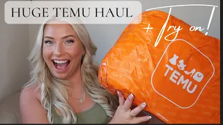 HUGE TEMU HAUL HOME FASHION AND MORE INCLUDING TRY ON! | AD