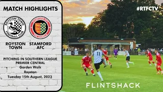 MUCH IMPROVED CROWS SECURE FIRST POINT OF THE SEASON - HIGHLIGHTS -  ROYSTON TOWN vs STAMFORD AFC