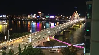 TIMELAPSE HAN RIVER BRIDGE AT NIGHT - TIMELAPSE CẦU SÔNG HÀN