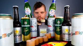 SAUSAGE SHOTS & BEER ASMR MUKBANG | DAVE KAY ASMR