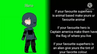 Hero&Villain OC challenge|Read description