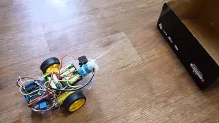 Water cannon arduino robot