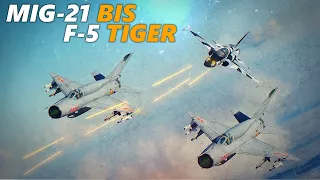 Mig-21Bis Vs F-5 Tiger Dogfight | Vietnam Era | Digital Combat Simulator | DCS |