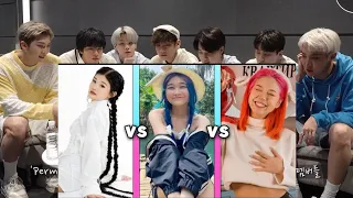 BTS REACTION Kika Kim vs Luna Mccalll vs Homa