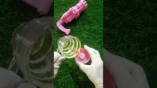 How to make bubble liquid at home 🤩😉 #shorts #youtubeshorts #satisfying