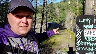 Нашел заброшенный мост в лесах Орегона.
