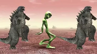 El Chombo - Dame Tu Cosita | YENİ AKIM YEŞİL UZAYLI TİMSAH İLE DANS #dametucosita #greenalien