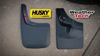 MUD FLAPS - Husky vs Weathertech!