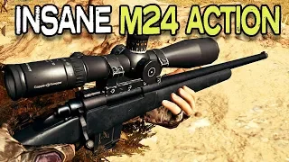 M24 KILLS - SNIPER ACTION | PlayerUnknown's Battlegrounds (PUBG)