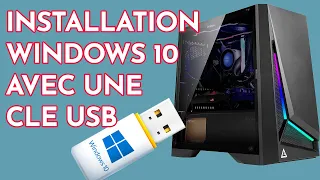 Comment installer Windows 10 avec cle usb sur un pc  sans os facilement !