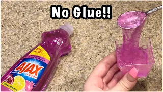 Dish Soap Slime!! 🫧 How To Make No Glue Slime With Just Dish Soap!!