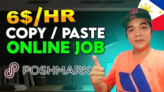 Poshmark 6$ Per Hour Lister Actual Work Online Jobs Work From Home Tutorial For Beginners