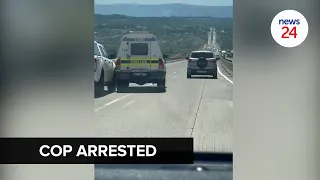 WATCH | 'Unprofessional' cop arrested after being filmed driving 'negligently' on N3