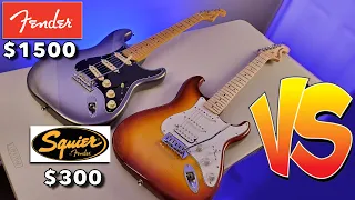 I Was Surprised - Squier Affinity VS Fender American Professional II - Stratocaster Tone Comparison