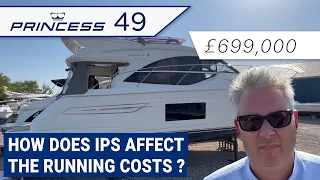 2017 Princess F49 -  Full review inc fuel and running costs. Is she economical on IPS?