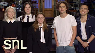 Timothée Chalamet and boygenius are Living, Laughing and Loving - SNL