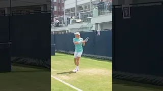 Emil Ruusuvuori's Driving Forehands During Queen's Practice 2023