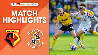 Watford vs Luton Town | Championship Highlights