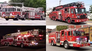 Fire Trucks Responding In Number Order Compilation Part 63