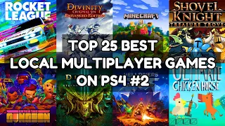 Top 25 Best Local Multiplayer Games On PS4 | 2023 | Part 2