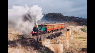 Australian steam locomotive 1210 - Canberra to Goulburn - June 2002