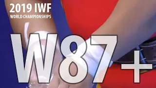 2019 World Weightlifting Championships. women 87+kg  Чемпионат мира женщины свыше 87кг