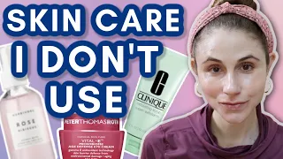 10 Skin care PRODUCTS I DON'T USE| Dr Dray