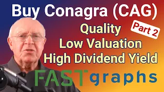 Buy Conagra For Its Quality, Low Valuation and High Dividend Yield (Part 2) | FAST Graphs
