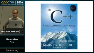 CppCon 2016: Timur Doumler “Readable C++"