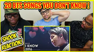 20 BTS songs you probably haven't heard yet REACTION!!