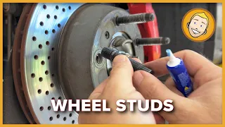 Installing WHEEL STUDS on a Porsche Cayman S 987