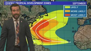 TROPICAL UPDATE: Tropical Storm Jose forms, Idalia to move into the Atlantic with Franklin and Jose