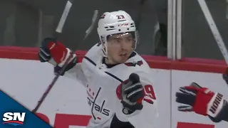 Capitals' Hendrix Lapierre Taps In Goal Thanks To Perfect Assist By Alex Ovechkin