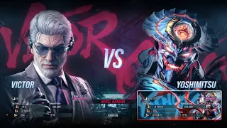 rosub (victor) VS eyemusician (yoshimitsu) - Tekken 8 Rank Match