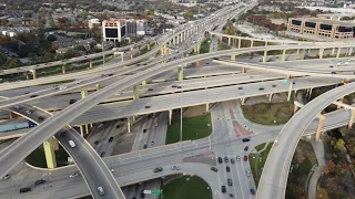 High Five Interchange, Dallas. A Five Level Highway!