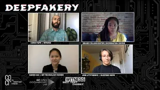 Deepfakes, parody, and disinformation: with Brandi Collins-Dexter, Jane Lytvynenko and Karen Hao.