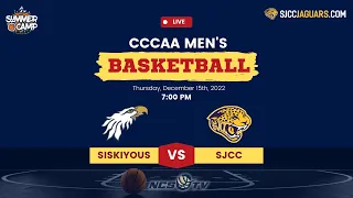 Siskiyous vs San Jose City College Men's Basketball LIVE 12/15/22