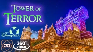 [5K 360] Tower of Terror Tokyo Disney Sea - Full 360 POV - English Subtitles