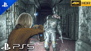 (PS5) Resident Evil 4 Remake ASHLEY SAVES LEON | Realistic ULTRA Graphics Gameplay [4K 60FPS HDR]