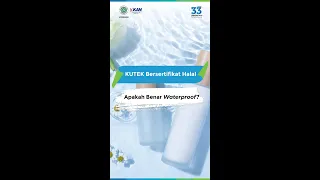 Kutek Halal pasti tembus air  #qahalal #kosmetik #lppommui