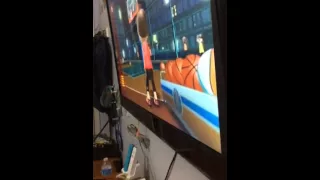 Wii sports resort basketball 3 point contest perfect