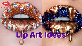 🌺🌺 Synthesize how to apply beautiful and strange lipstick💄💋Storytime | beautiful lipstick 💗 Part 9
