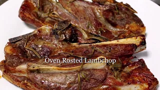 Oven Rosted Lamb Chop
