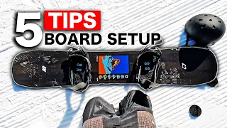 5 Tips for Setting Up Your Snowboard - Cardona, NZ