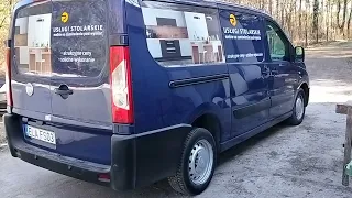 Fiat scudo , peugeot expert , citroen jumpy , long wymiary przestrzeni ładunkowej