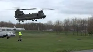 Chinook arrival at Imjin Barracks